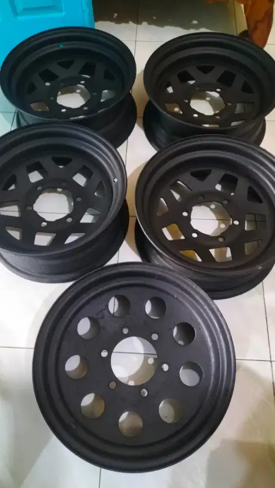 Velg double pinggang lubang 6