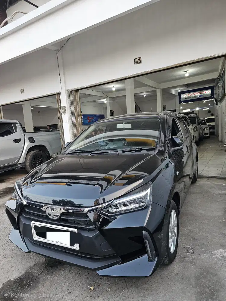 Agya G 1.2 Matic 2024 / 2025 hitam dp 22 jt