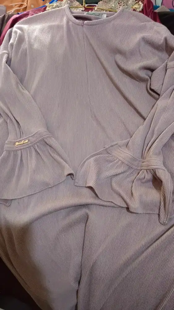 Dress panjang tebal syari