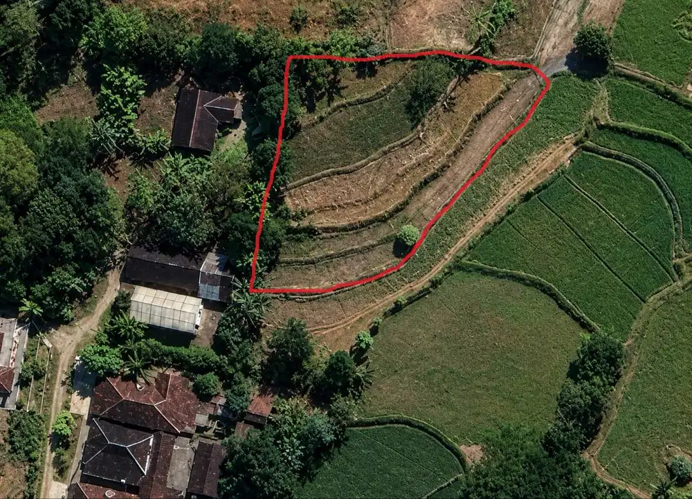 Dijual tanah sawah seluas 1542 m² daerah Semin, Gunung Kidul