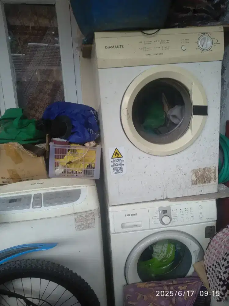 Mesin Laundry 2 Merk Samsung & Diamante