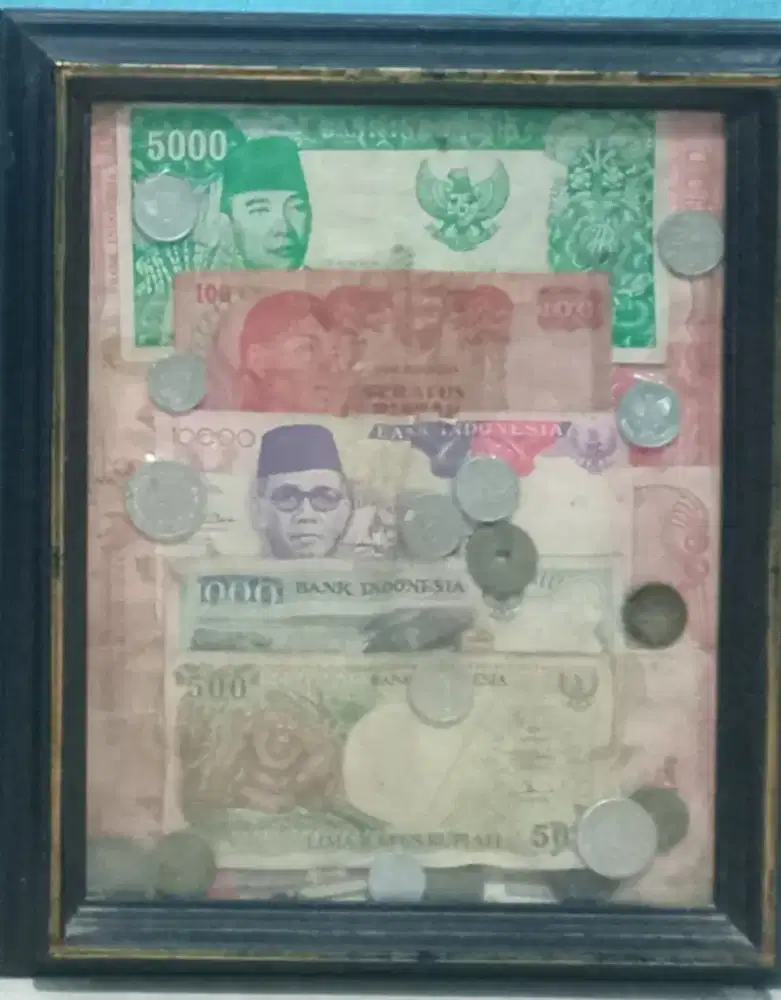 Uang koin kertas jaman dlu kondisi bagus