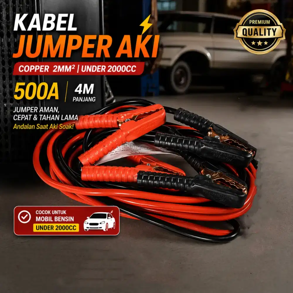 Kabel Jumper Aki Berkualitas Panjang 4M