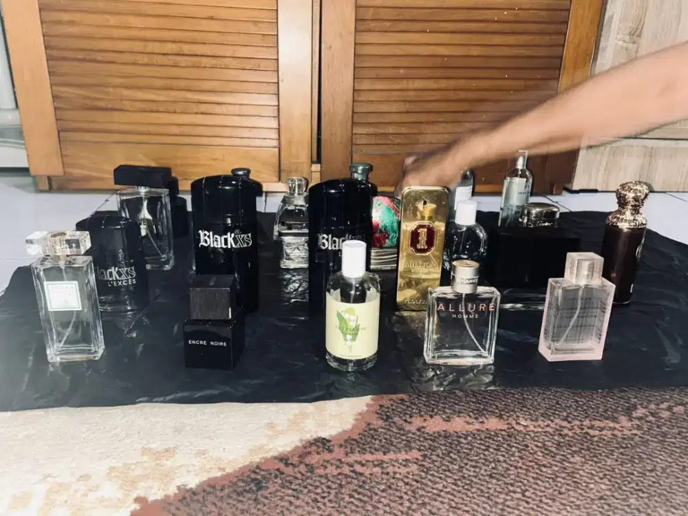 Botol Parfum Kosong Original Mulus & Ada Tutup Berbagai Merk
