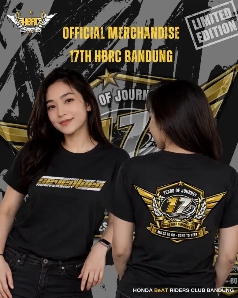 TSHIRT OFFICIAL MERCHANDISE HBRC BANDUNG
