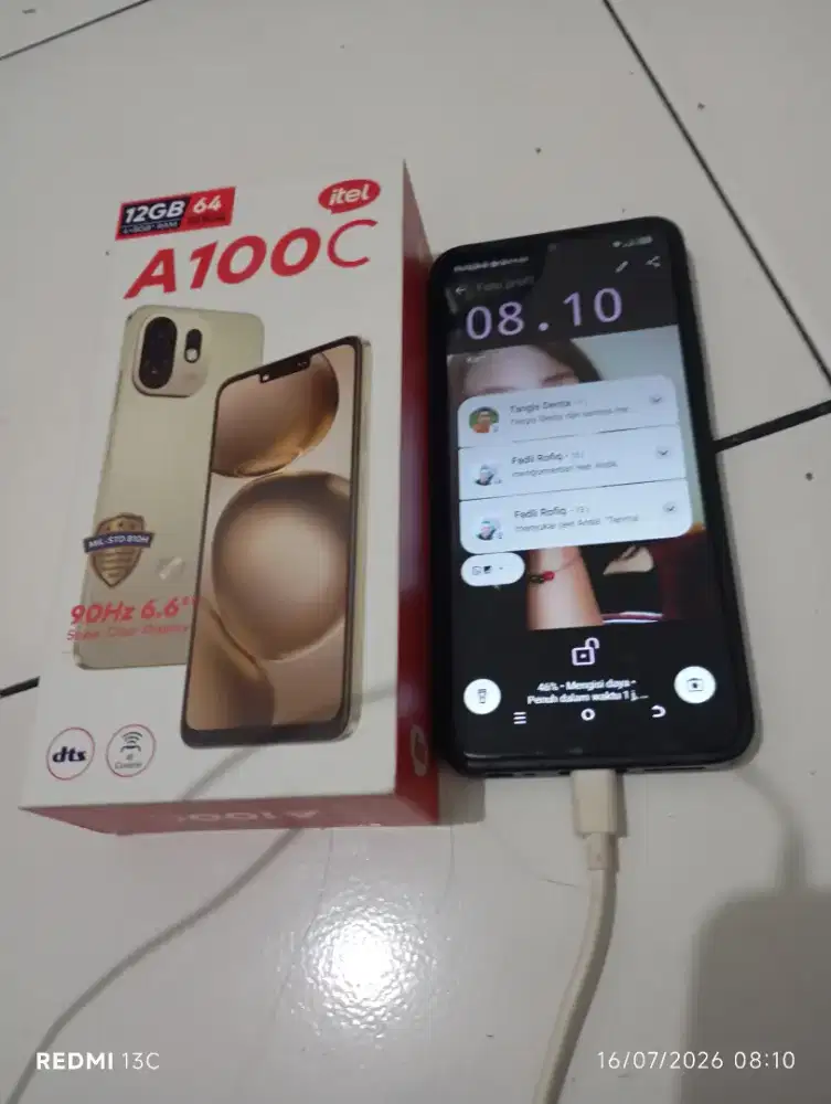 Itel A 100 C 4/64 warna blue