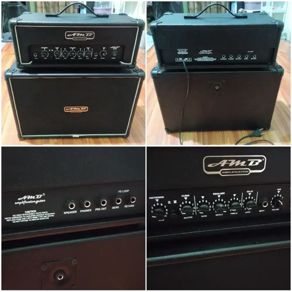 ampli custom amb manta sdh ad efek distorsi dan delay mantap nett