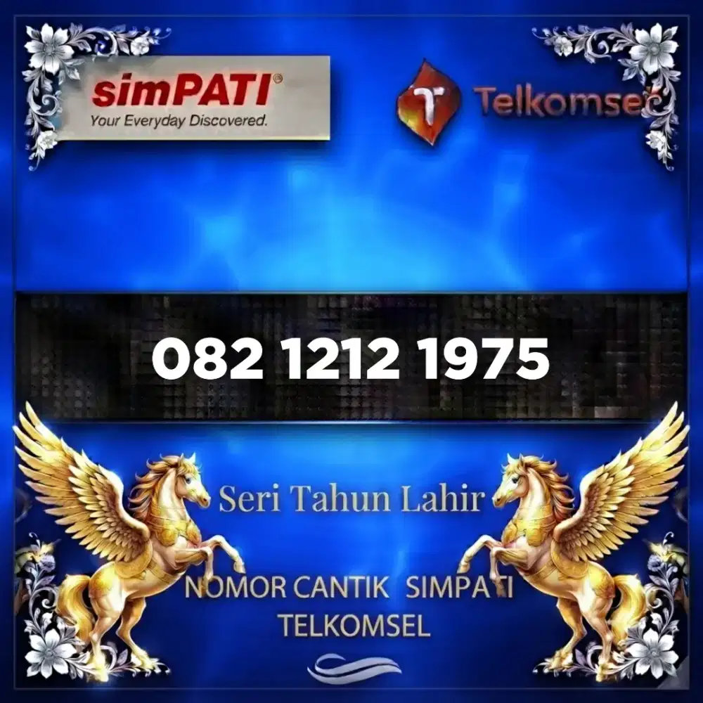 Nomor Cantik simpati Telkomsel 11 digit seri tahun lahir