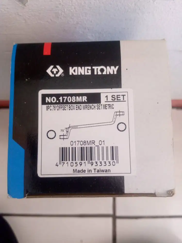 Jual kunci ring set king tony 1708MR