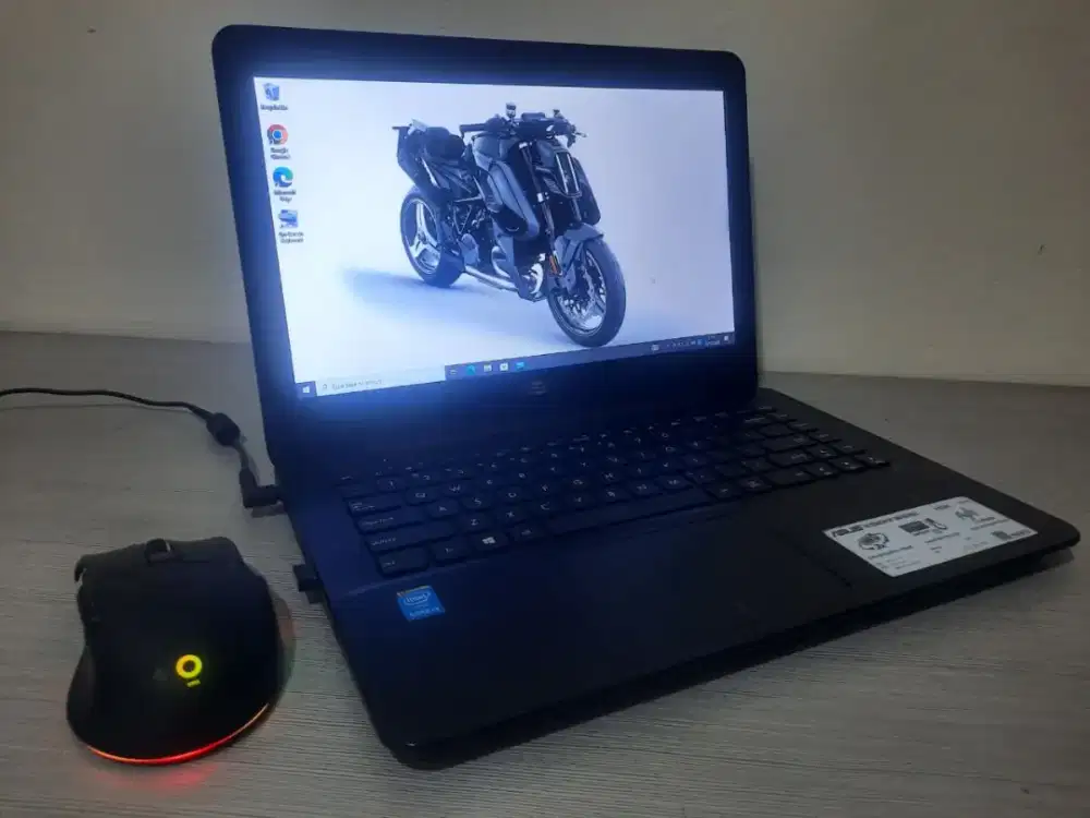Laptop Kuliah/Asus X455L Core i3-Grn4(Ram6-Hdd-500)Notmal Jual Cepat