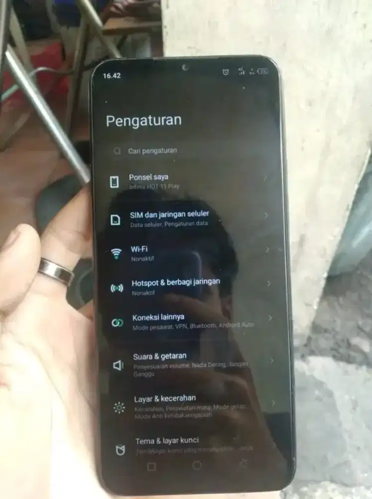 infinix hot 11play 4:64 kondisi 95% baik