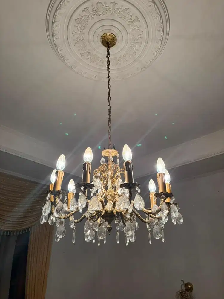 Lampu kuningan eropa