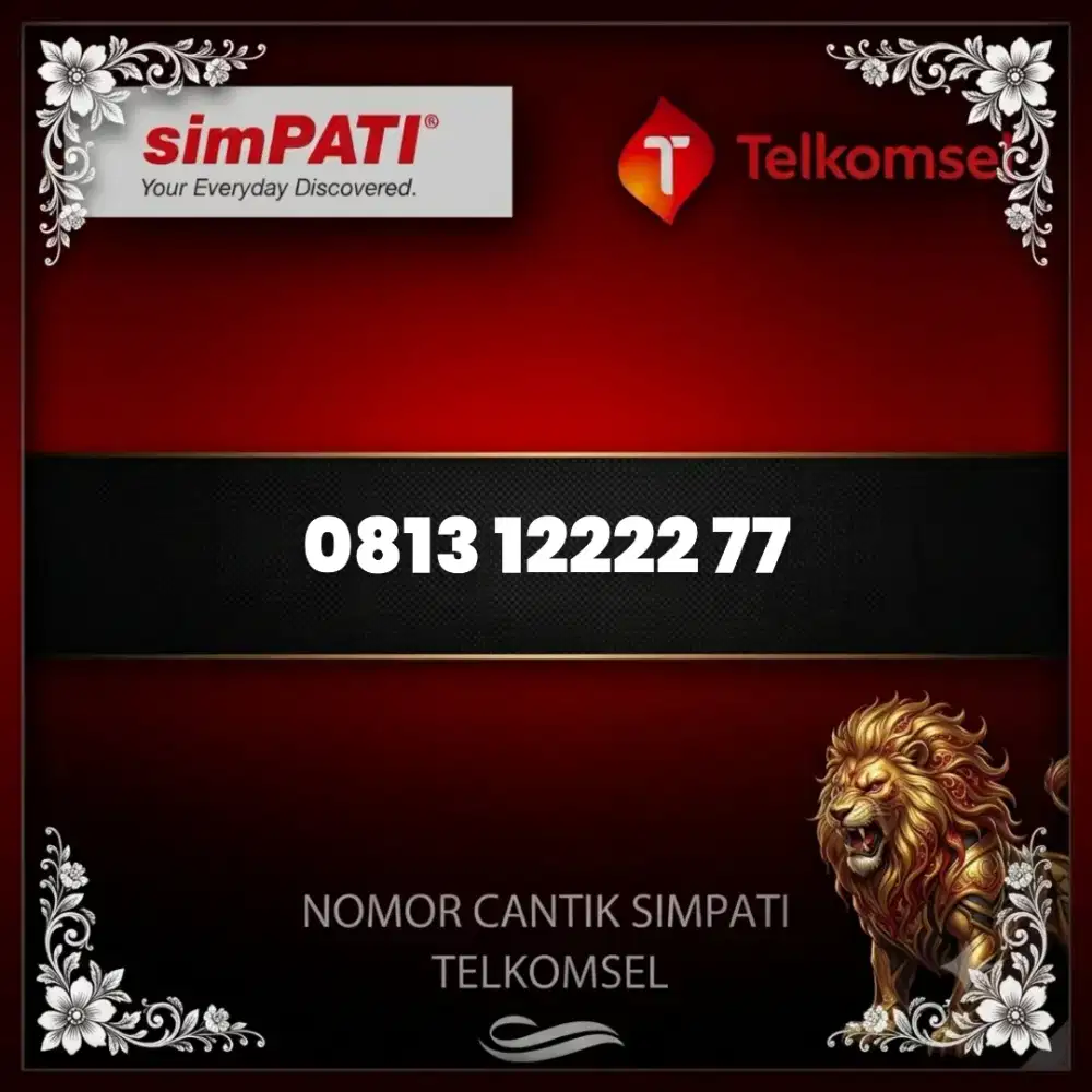 Nomor cantik simpati Telkomsel super