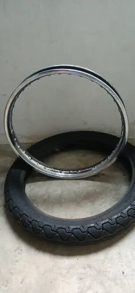 Velg Original Copotan RX King Union Cycle Ring 18 + Ban IRC Tebal