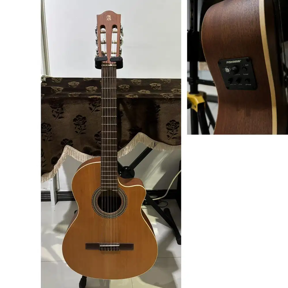 Gitar Classic Electric Alhambra Spain Nature CW EZ Second