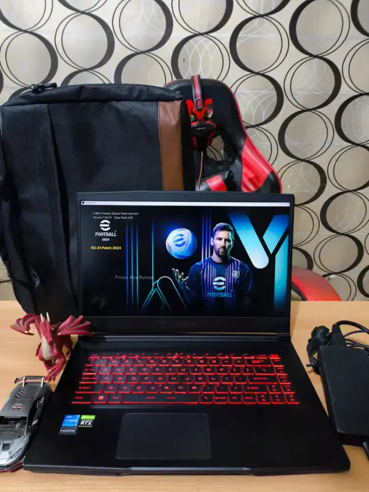 Laptop Gaming MSI GF63 NVIDIA RTX SSD 512Gb DUAL VGA