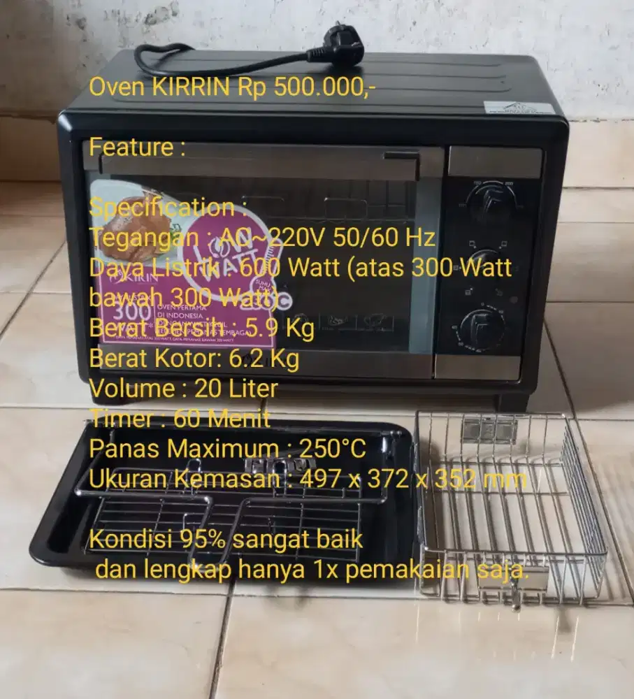 Oven Microwave Kirrin Preloved Anak Kost