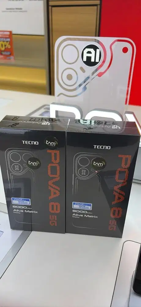 BARU TECNO POVA 8 5G. NfC.8000mah.Cash/kredit bisa