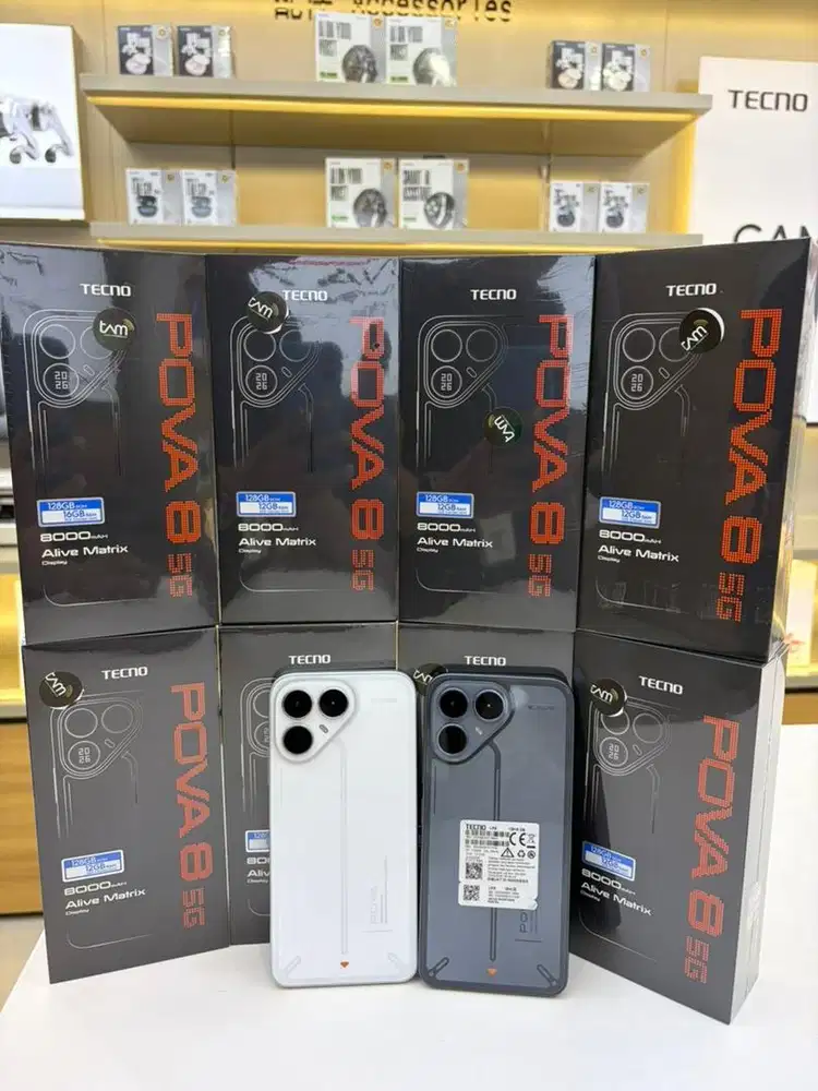 TECNO POVA 8 5G.BATERAI 8000mah.NFC