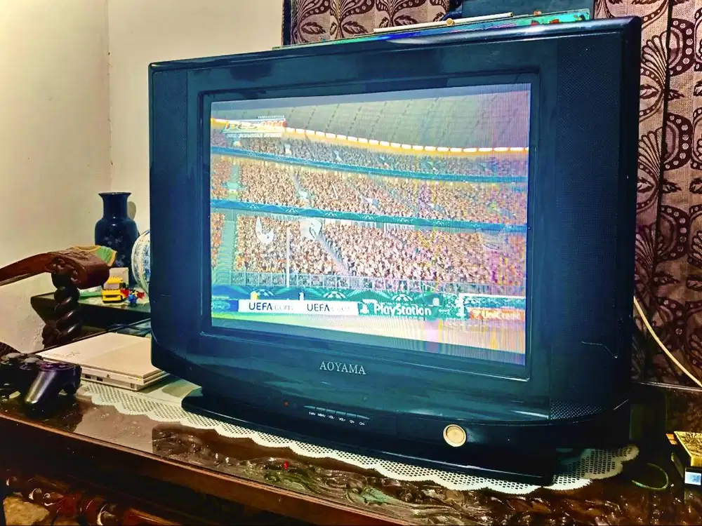 Tv tabung Slim 21inch mulus dan normal