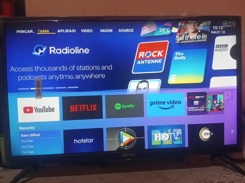 Smart tv android_ weyon 32inch