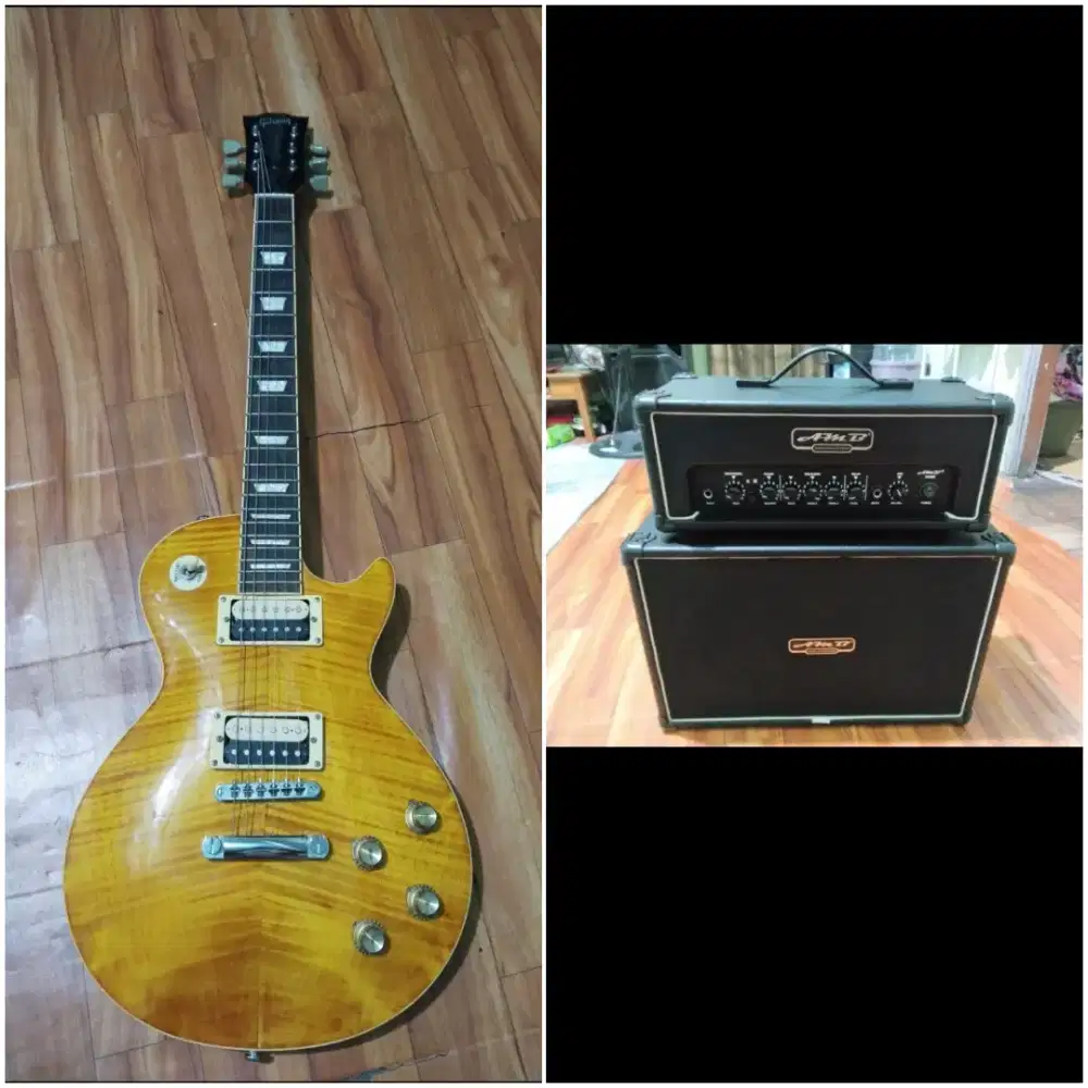 pketan gitar dan ampli mantap siap pakai silahkan pilih