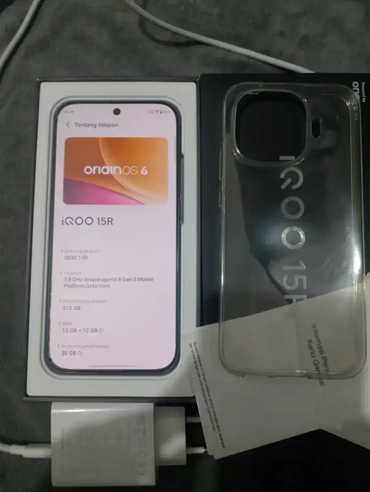 iQOO 15R RAM 12/512GB