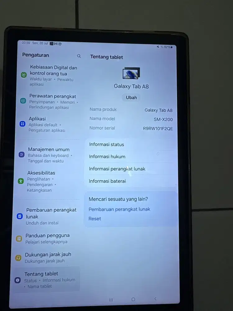 TABLET SAMSUNG A8