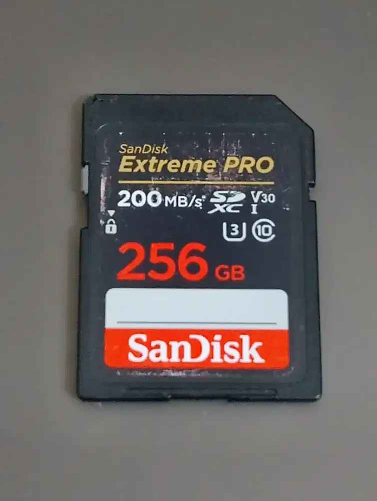 SD Card Sandisk Extreme Pro 256 GB 200 MB/s