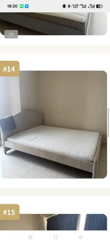 ikea set kasur 160x200