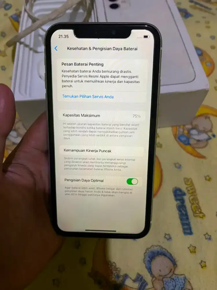 iPhone 11 inter 128 ..wifi only sinyal Bru ilang