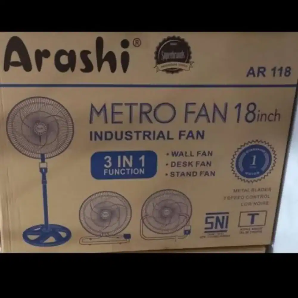 Kipas angin Arashi 3in1