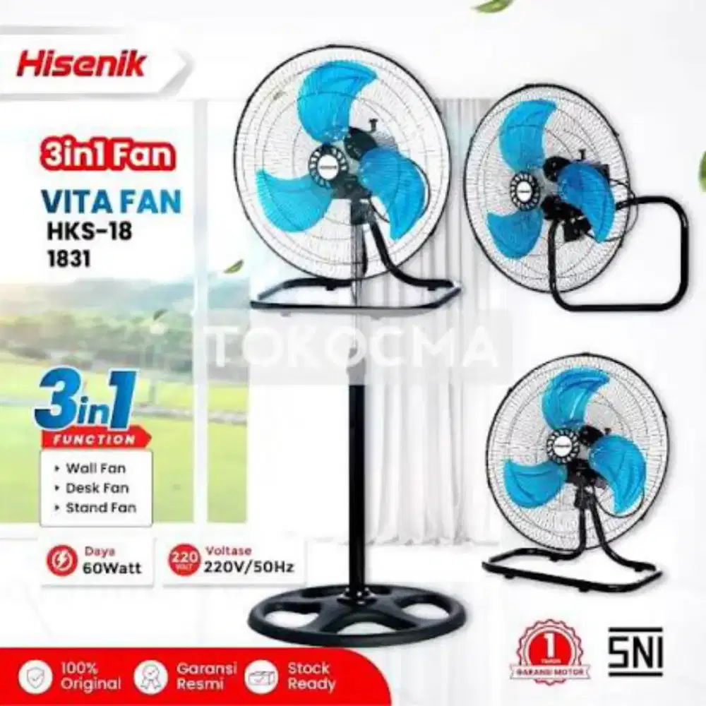 Kipas angin Hisenik 3in1