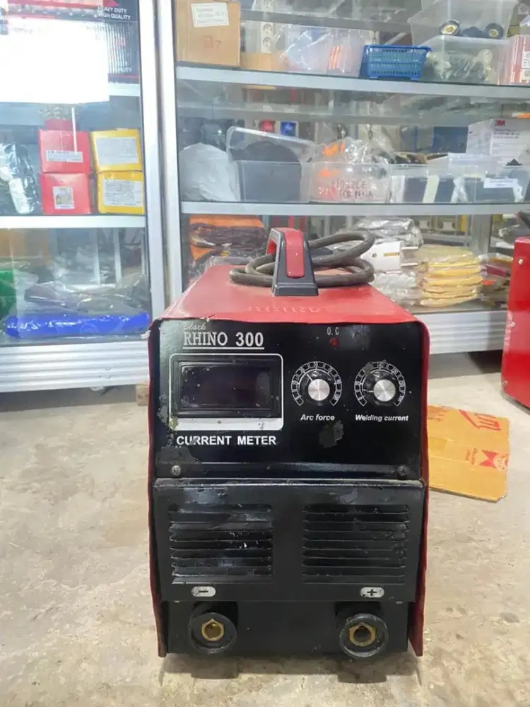 Mesin las bekas MMA 300A rhino listrik inverter DC IGBT 1 phase