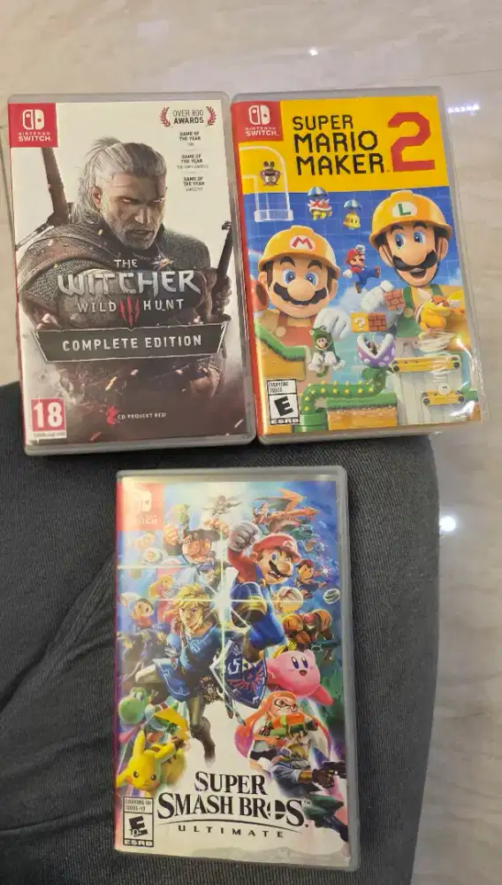 Kaset Nintendo Switch Versi 1