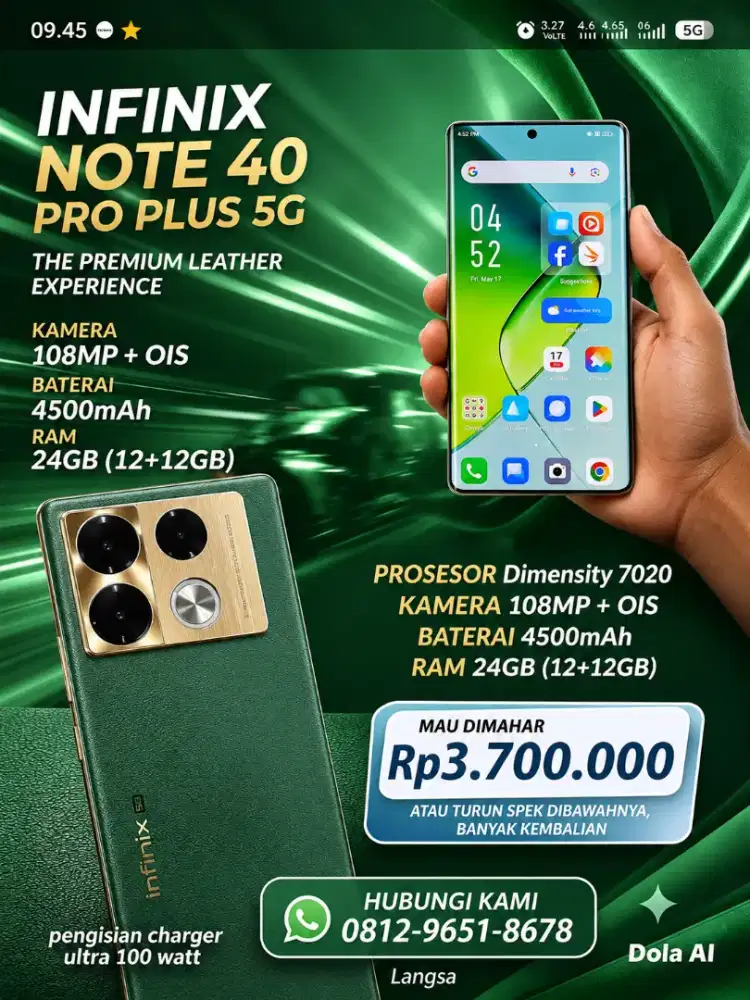 Infinix note 40 pro plus ram 24gb
