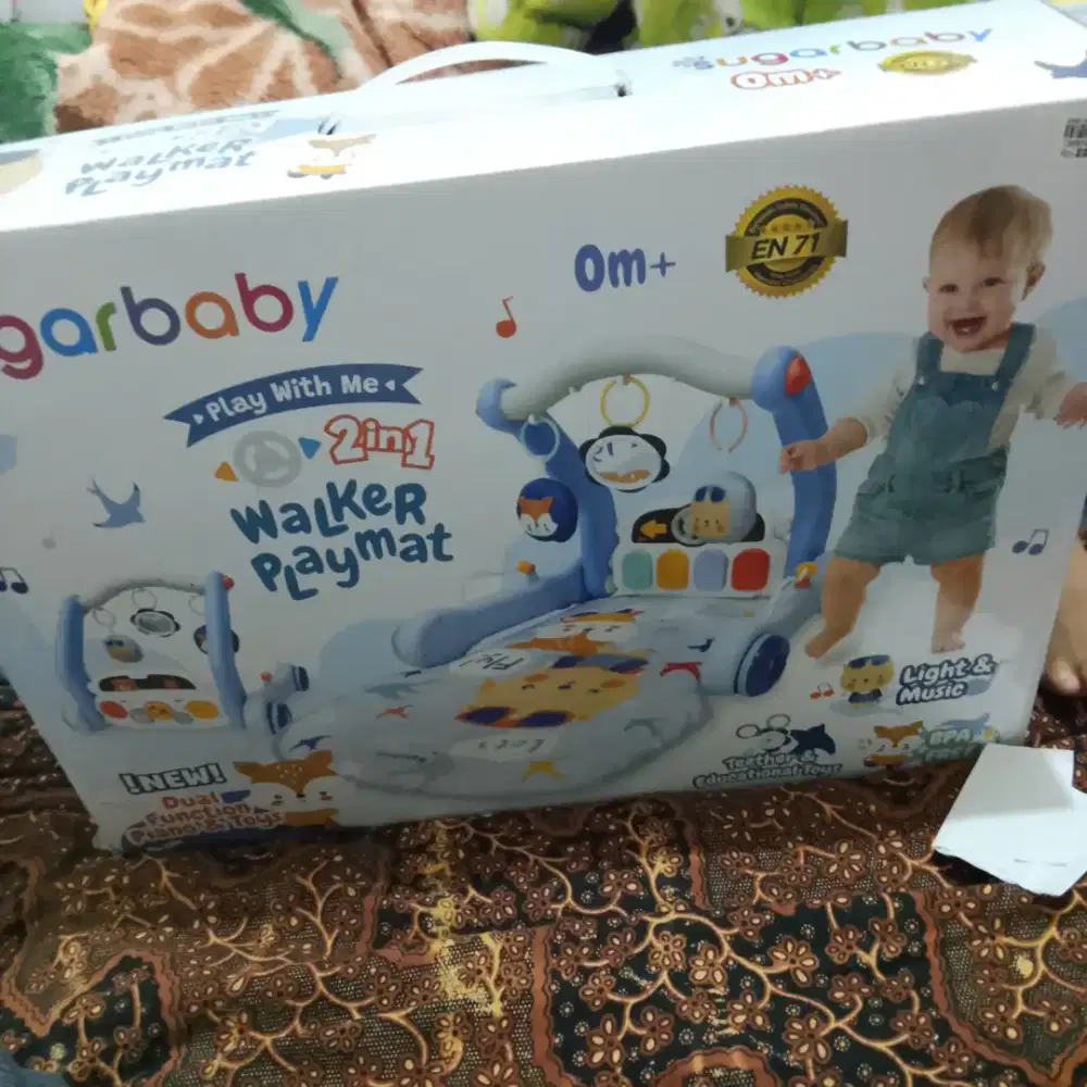 Playmat bayi mainan bayi pakai musik