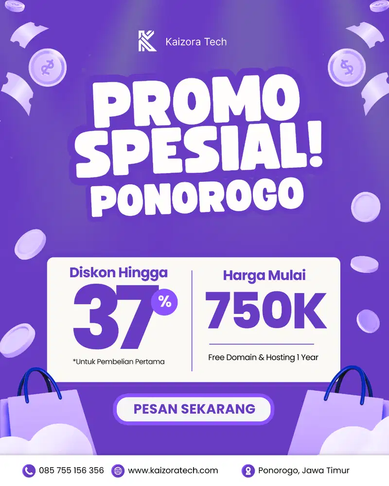 JASA PEMBUATAN WEBSITE MURAH & PROFESIONAL PONOROGO
