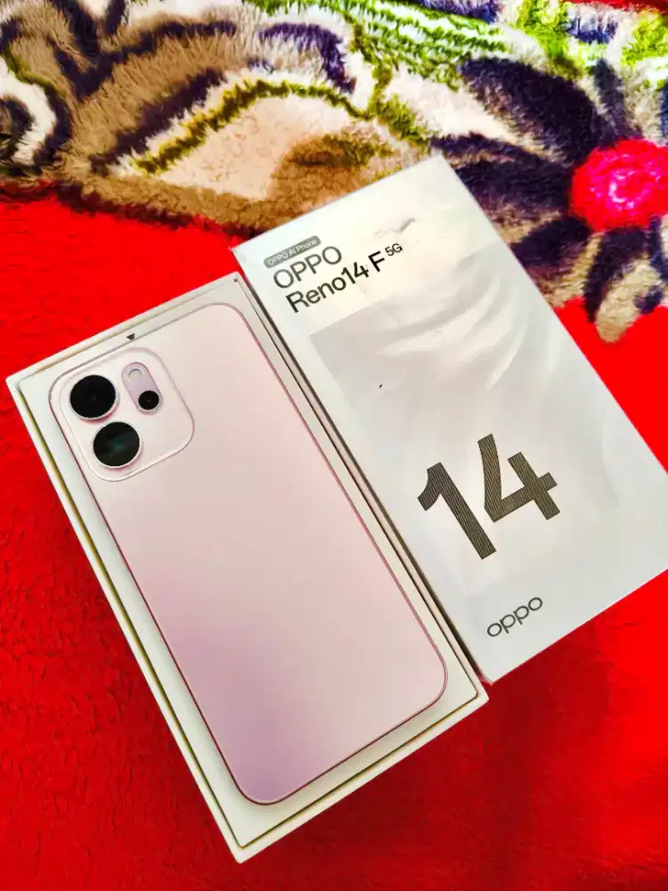 OPPO RENO 14F 5G RAM 12+12/256 GB FULLSET MULUSS ORIGINAL