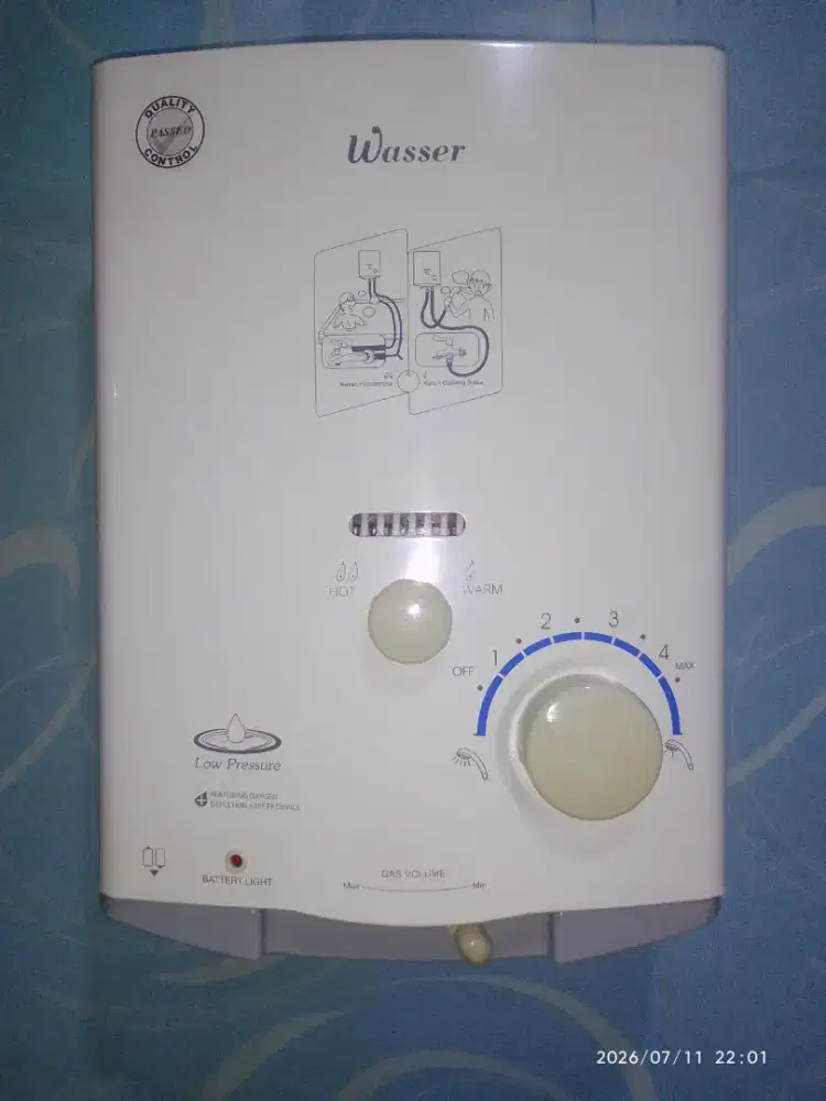Water Heater Gas Second Wasser Like New