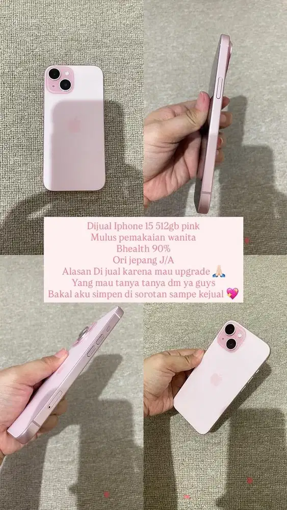 Iphone 15 512gb pink