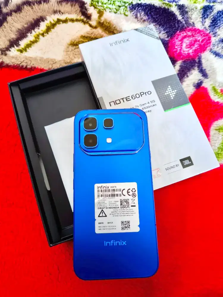 Infinix Note 60 Pro 5G Ram 12+12/256 Fullset Original