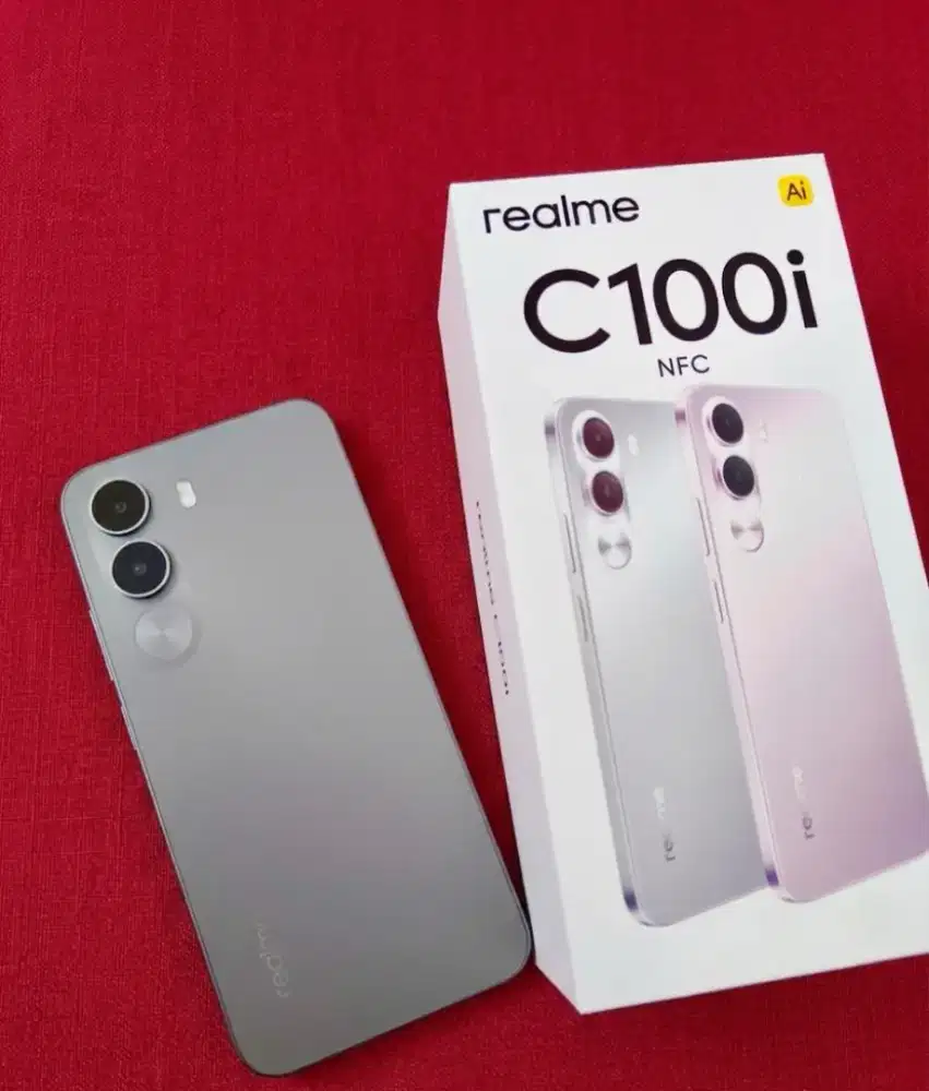 Realme C100i Ram 4+8/128 Gb Fullset Mulus