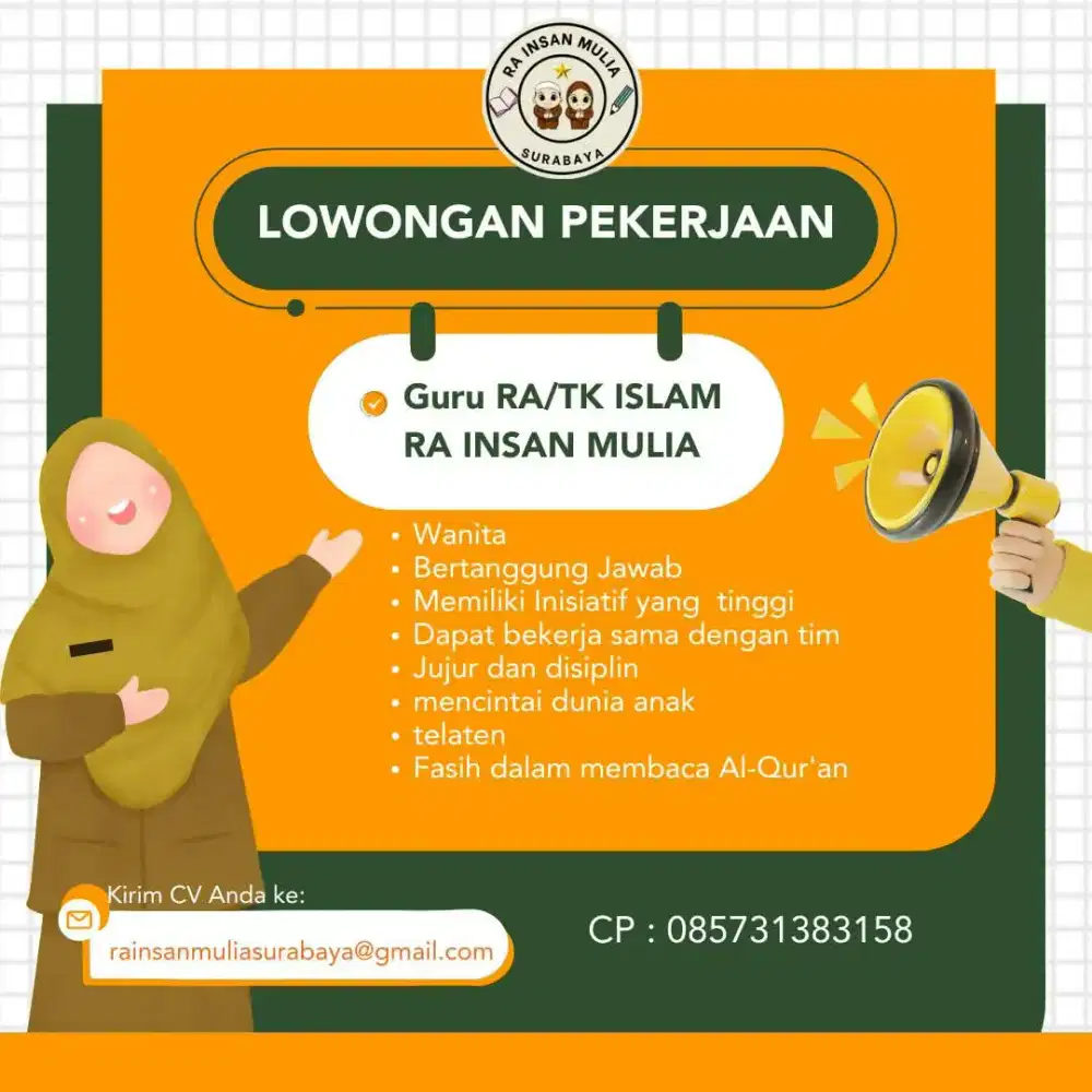 Lowongan Guru RA
