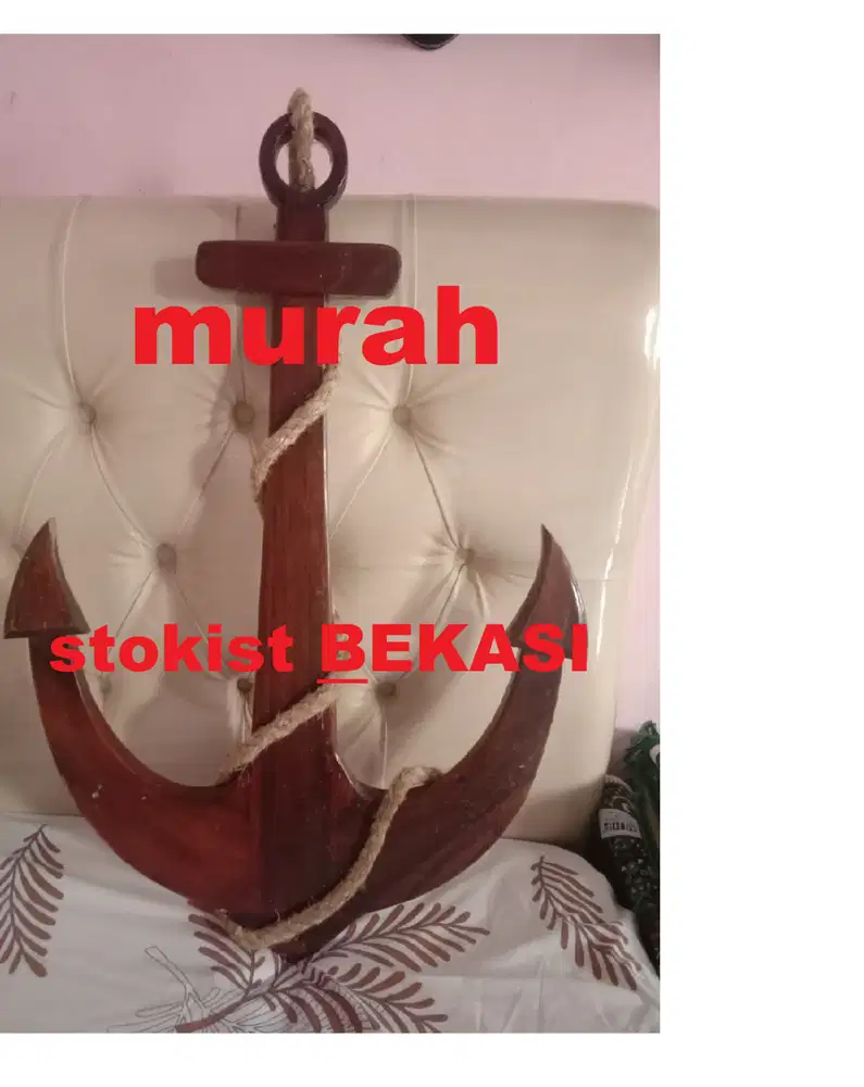 PAJANGAN JANGKAR KAYU