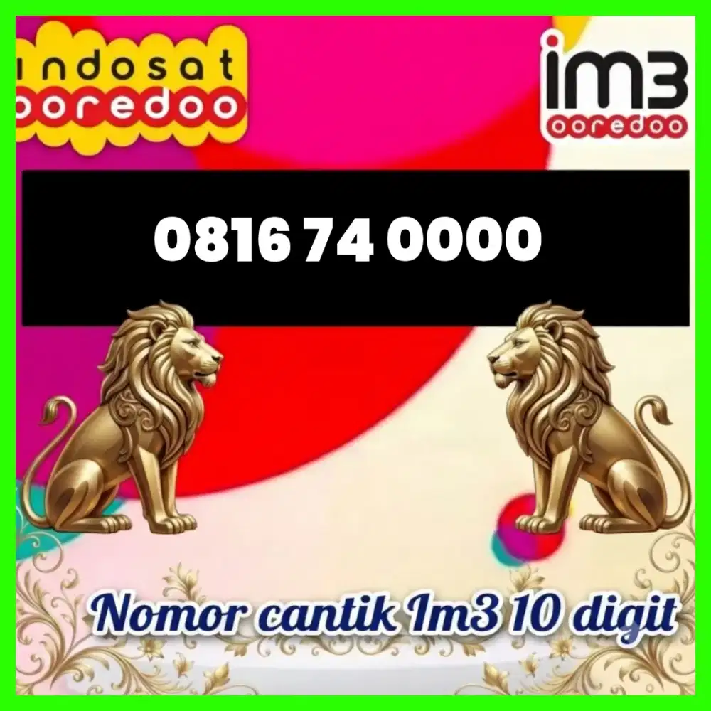 Perdana nomor cantik Indosat Im3 super