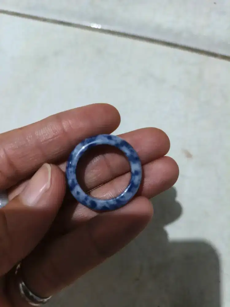 Cincin batu cincin sodalite cincin giok cincin lapis lazuli biru