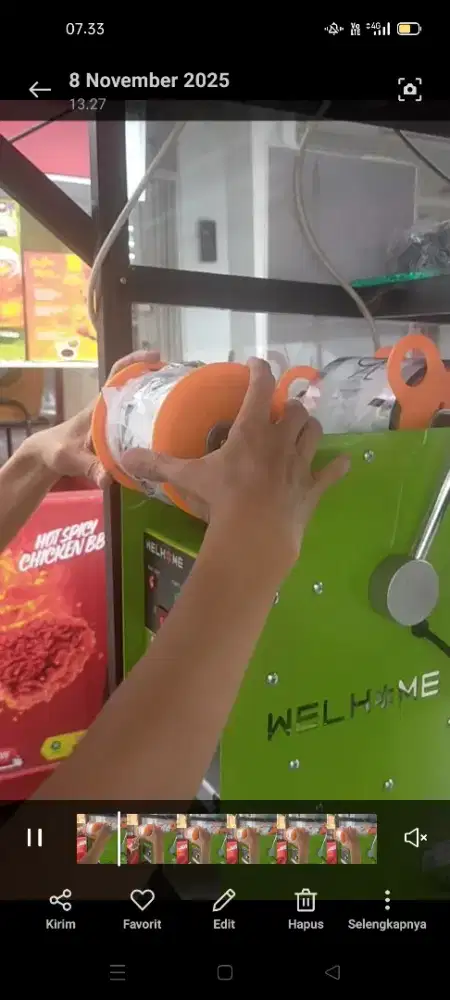 Cup sealer bekas kwalitas seperti baru