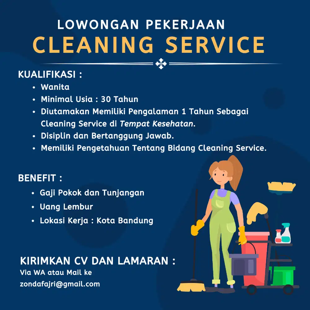 Lowongan Kerja Cleaning Service