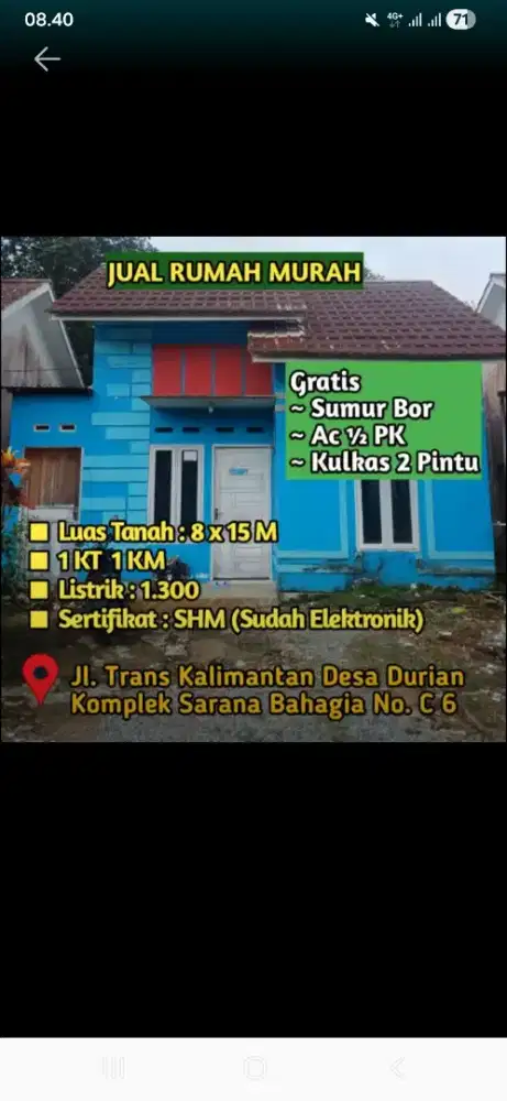 Jual Rumah Murah